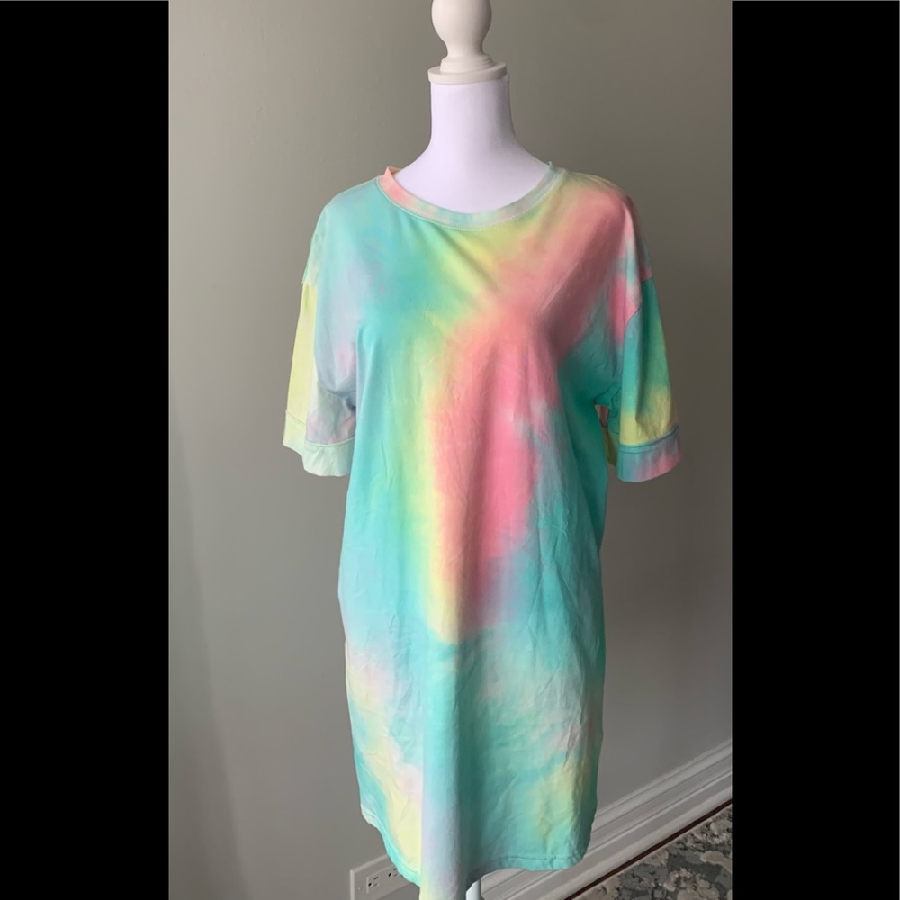 Codexmode Tie Dye Short Sleeve Tunic
